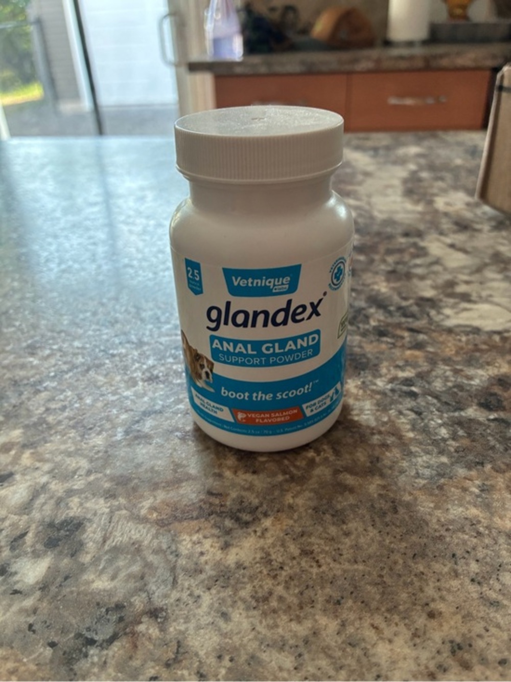 Vetnique Glandex Anal Gland Support Powder - White/Blue